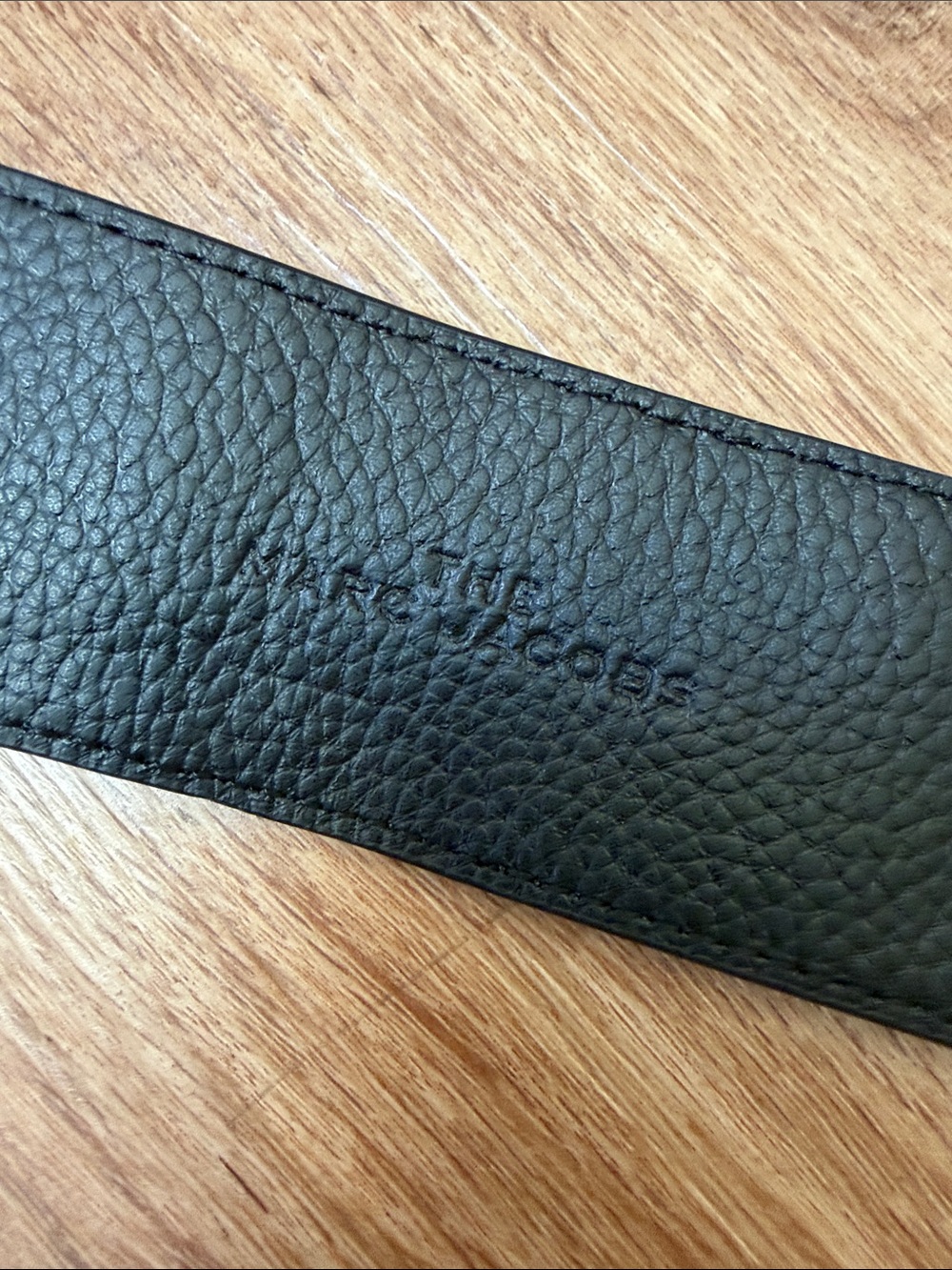 Marc Jacobs Black Leather Star & Stud Guitar Bag Strap - Picture 2 of 3
